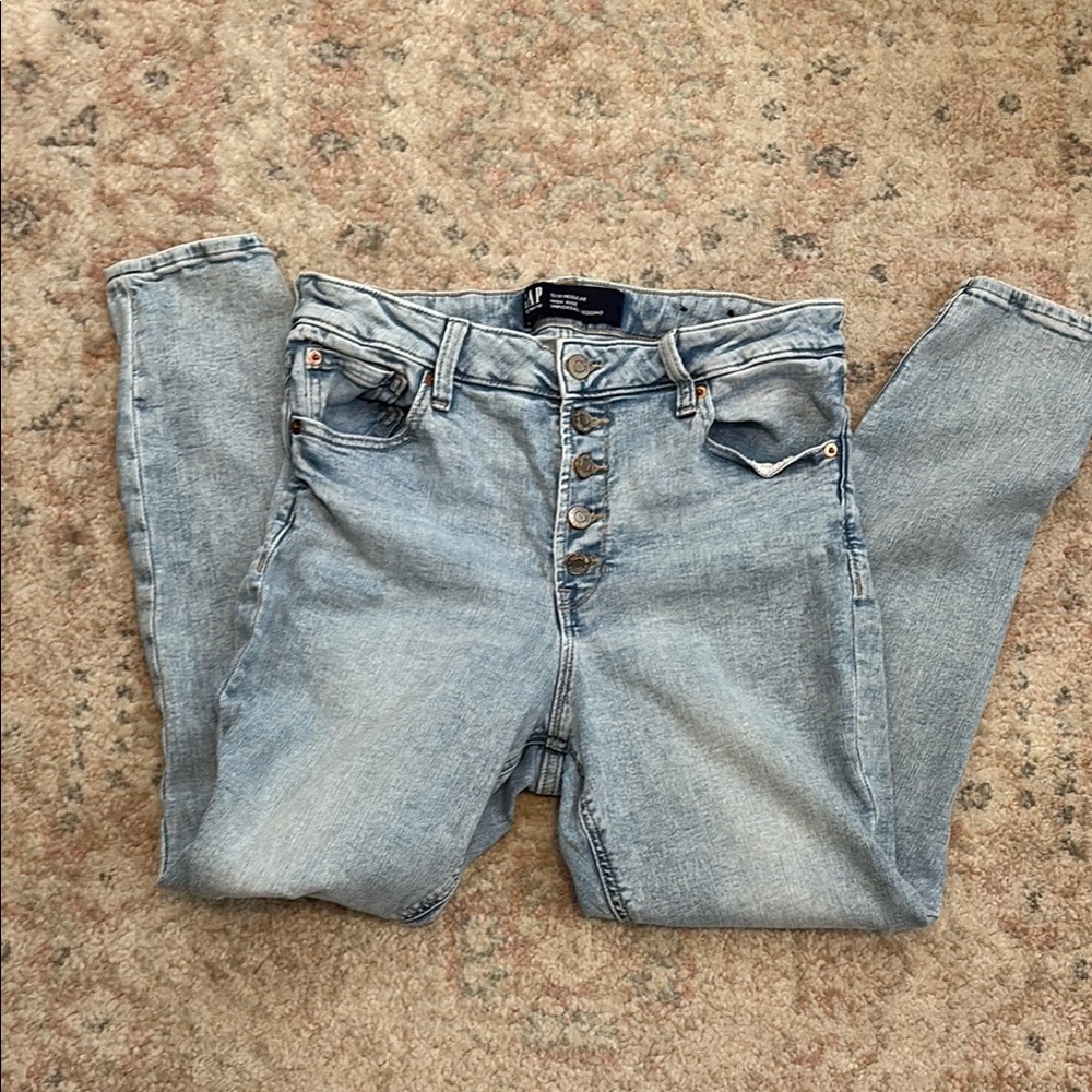GAP Light Wash Denim Leggings